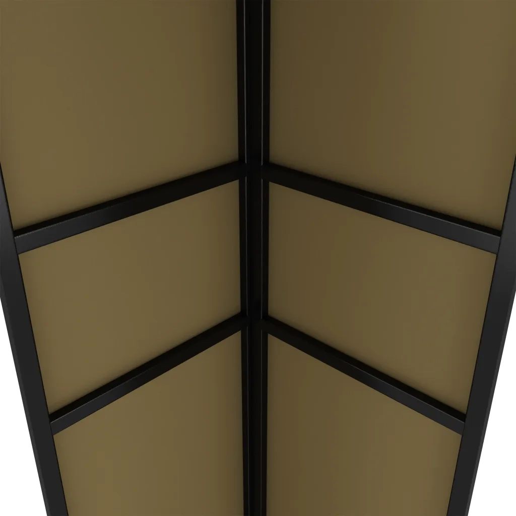 Gazebo con Tetto Doppio 3x6 m Grigio Talpa 180 g/mÂ² cod mxl 57106