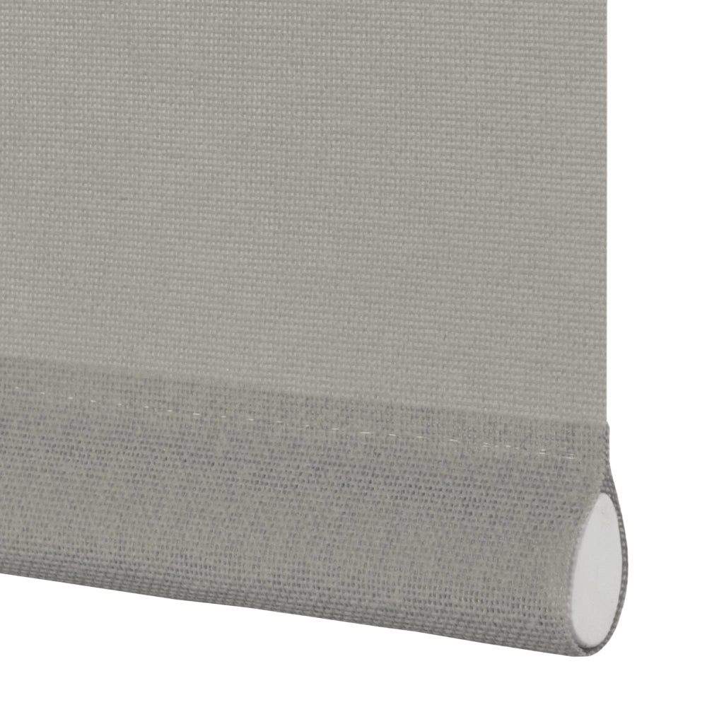 VIEWTEX Tenda a rullo traslucida Cotone (Cotone riciclato) Grigio 135 X 250cm - Made in Europe - 5 anni di garanzia