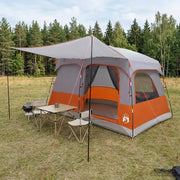 Tenda Familiare con tetto Grigio e arancione 380 x 260 x 190 cm 42028495