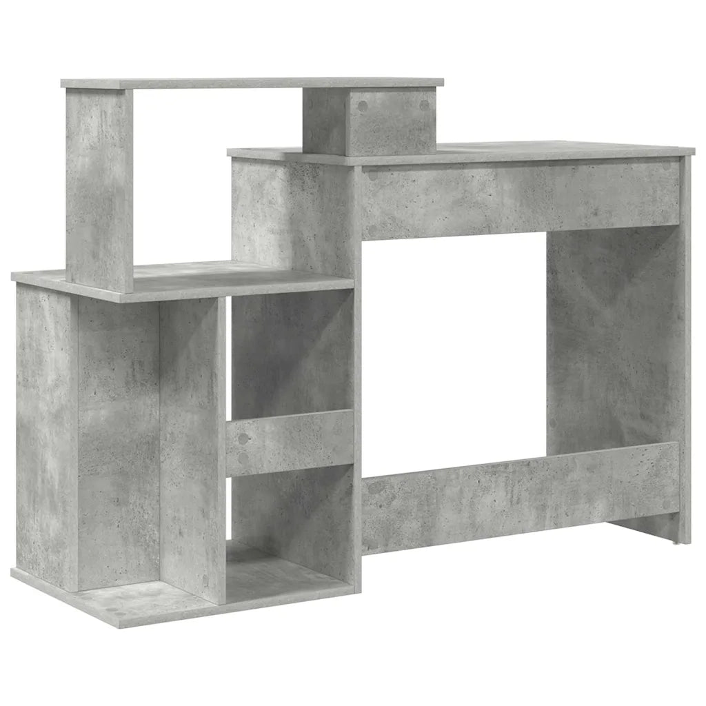 Scrivania Grigio cemento 120,5 x 44 x 88,5 cm Legno multistrato 869477
