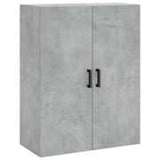 Armadietto a Muro | Mobile a Parete Grigio Cemento 69,5x34x90 cm