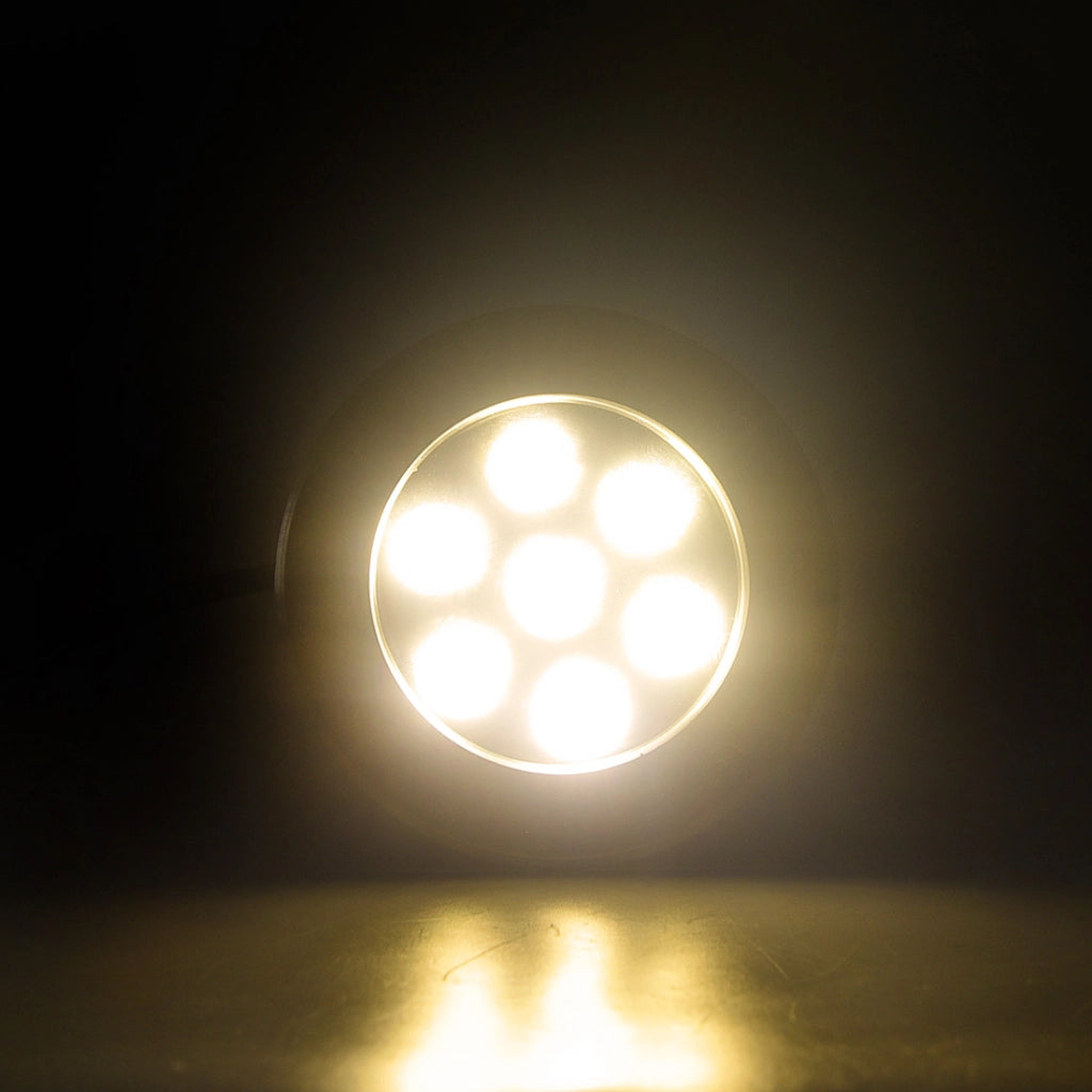 FARETTO LED SEGNAPASSO CALPESTABILE 7W DA TERRA LUCE CALDA 3000K° - ILLUMINAZIONE ESTERNA PER VIALI GIARDINI INGRESSI E SENTIERI