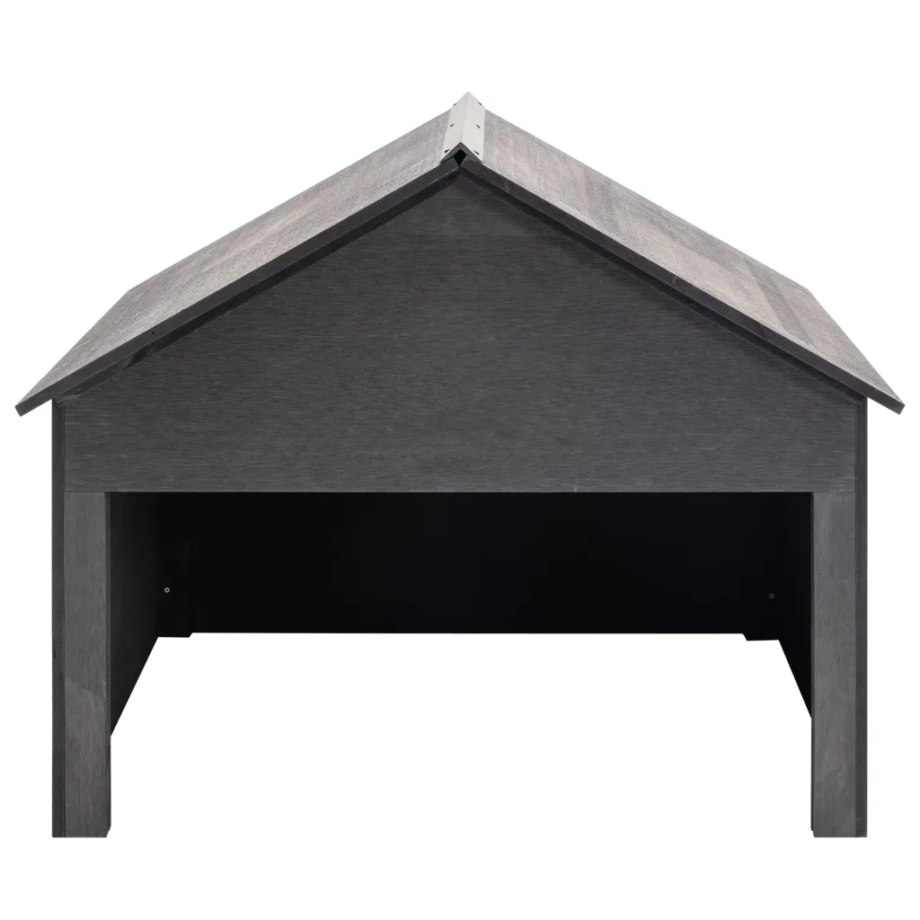 Casetta per Rimessaggio Rasaerba Grigio 80x80x70 cm in WPC 149036
