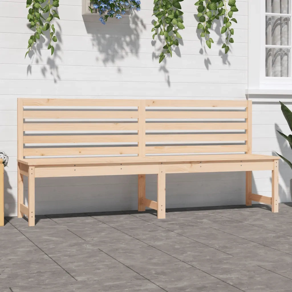 Panca da Giardino 201,5 cm in Legno Massello di Pinocod mxl 129893