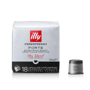 illy capsule caffè iperespresso tostato forte nero, 1 confezioni da 18 capsule