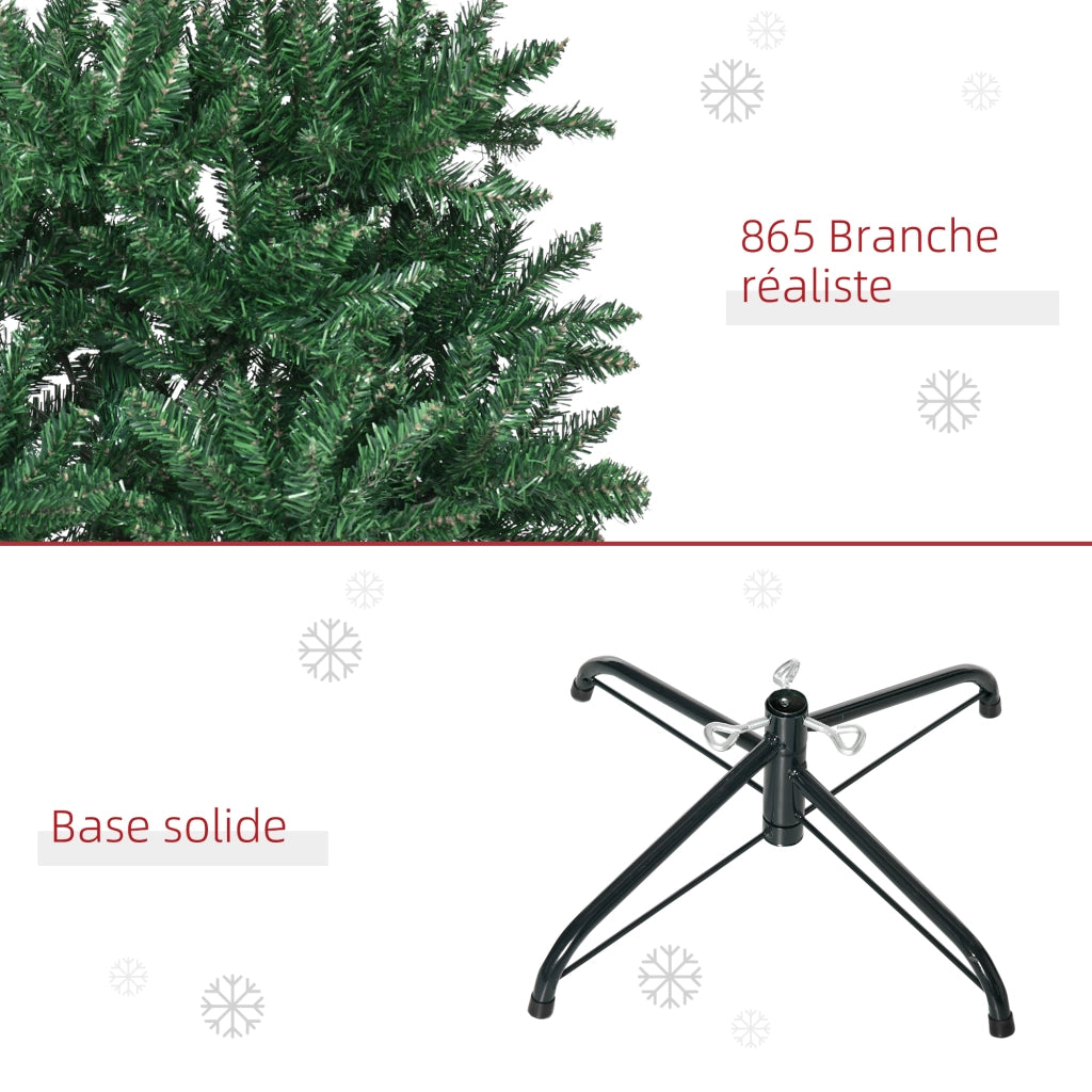 Albero di Natale Artificiale ¨C zephmum ¨C Verde, 210 cm, Nordmann, 865 Rami