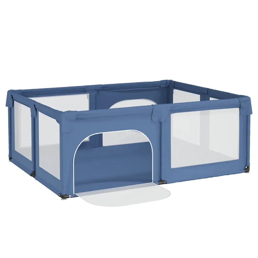 Box per Bambini con 2 Porte Blu Chiaro in Tessuto Oxford CFW5314031