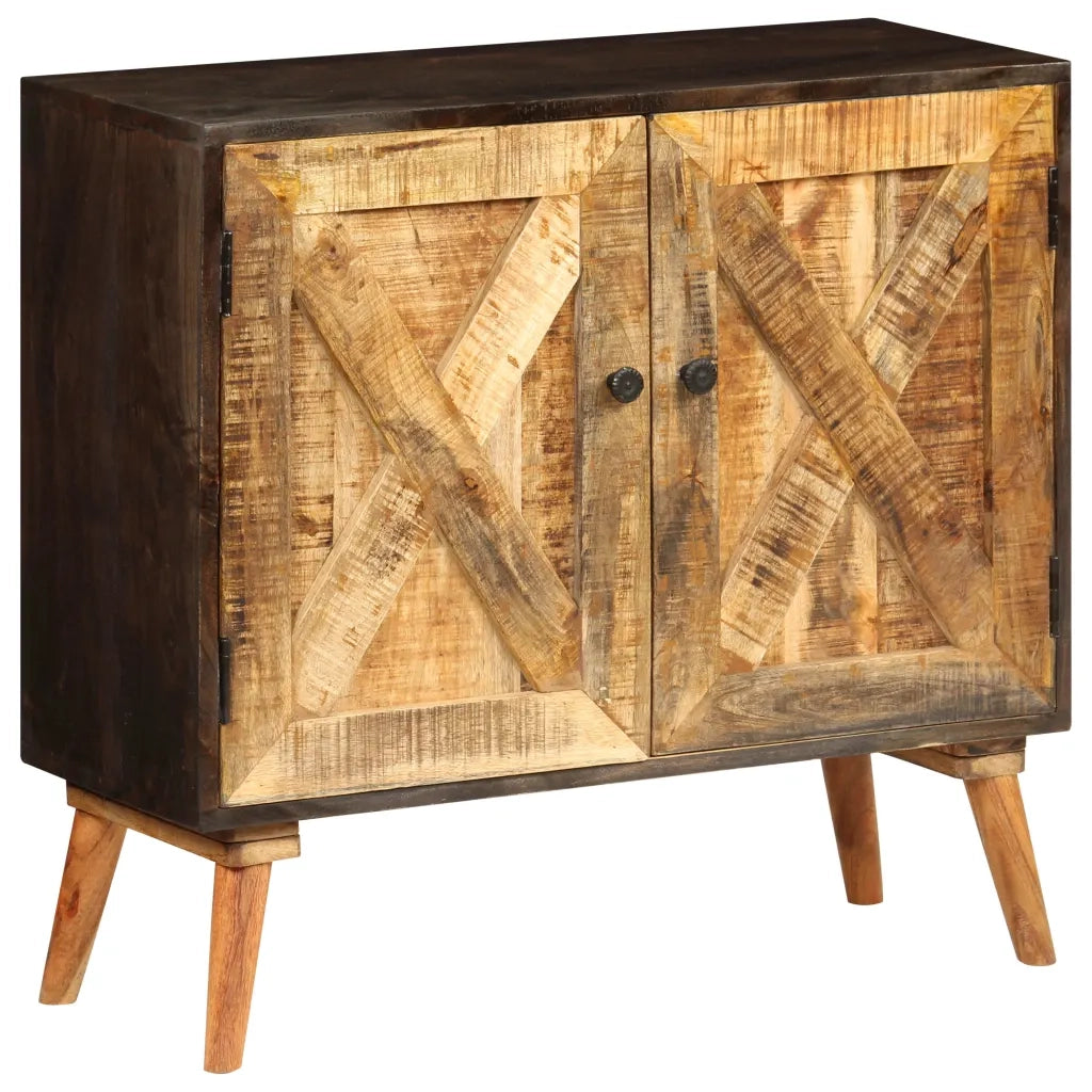Credenza | Madia | Buffet da pranzo | Armadio da pranzo in Legno Massello di Mango 85x30x75 cm