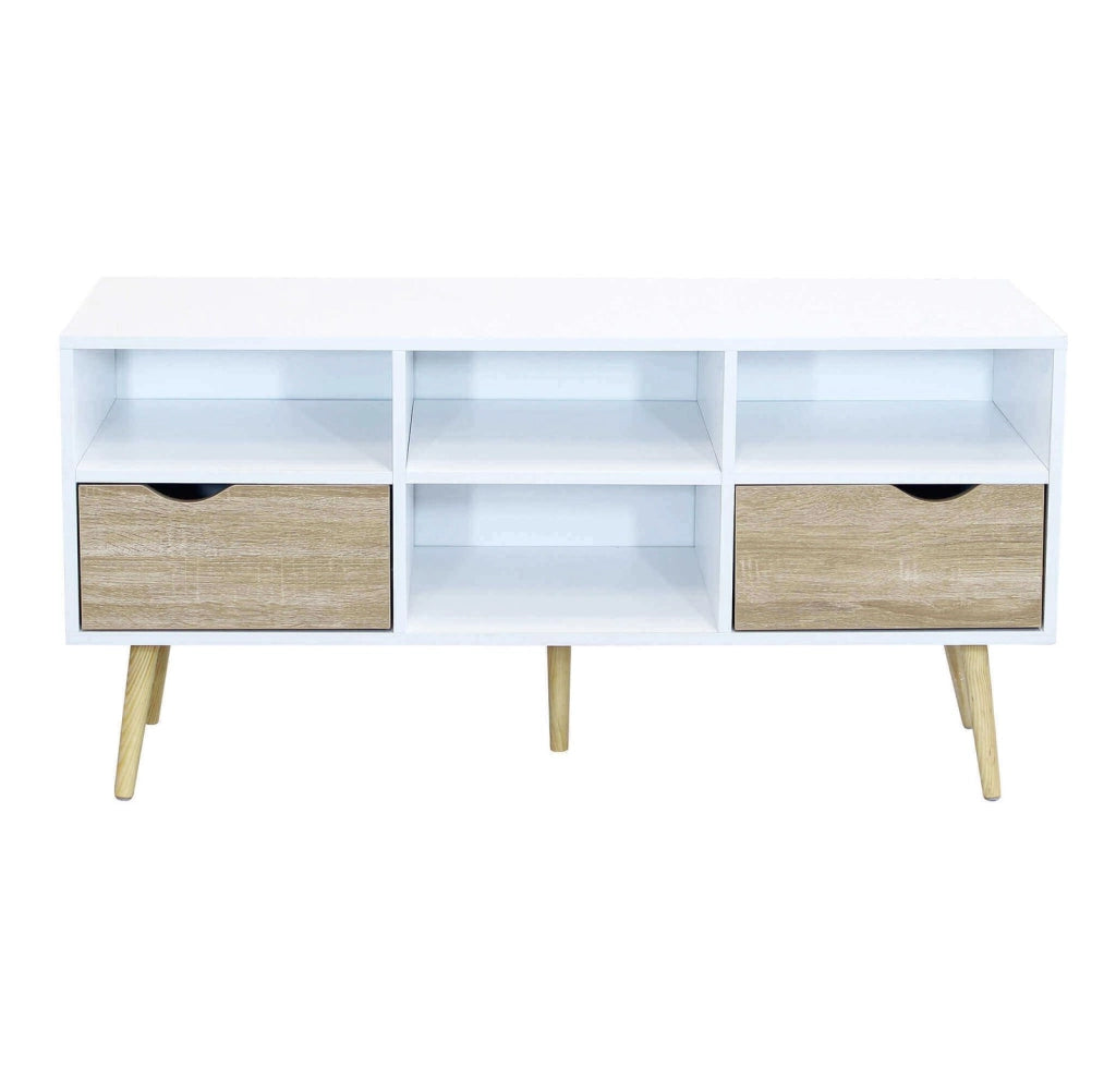 Porta tv Moderno in Legno cm 117x39x58 - PALMER