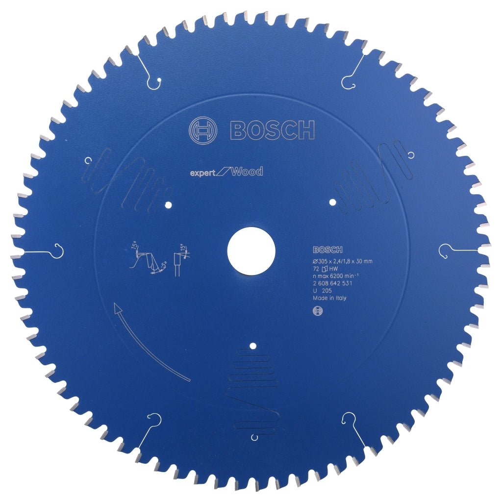 2608642531 - Lama per troncatrice Expert for Wood 305 x 30 x 2,4 mm, 72