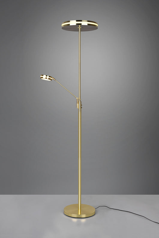 Piantana da Interno a LED SMD in Metallo Ottone Opaco