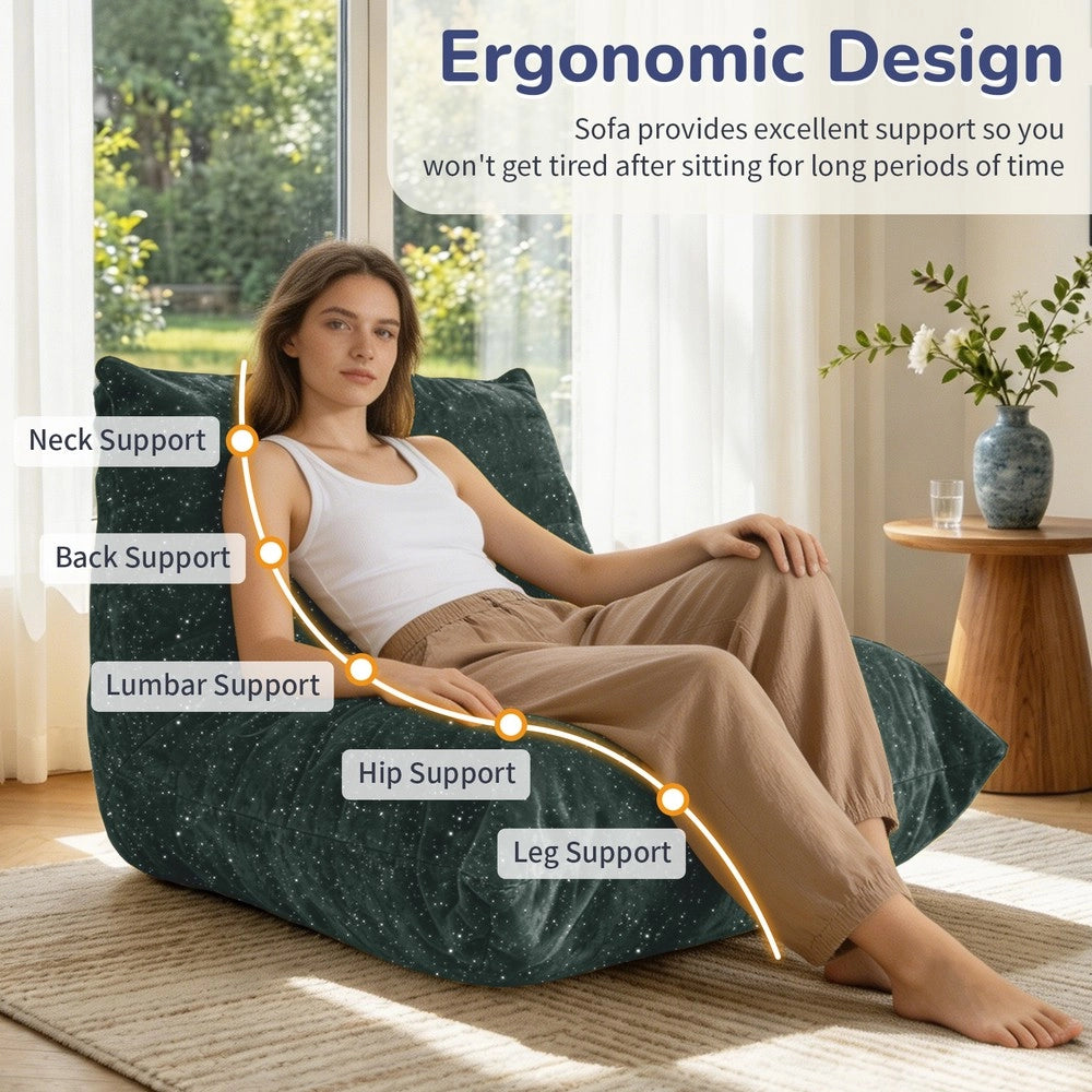 Poltrona Sacco Relax ¨C MINIMAL ¨C Tessuto Morbido, Soggiorno