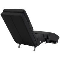 Poltrona Relax Ergonomica, Massaggiante e Riscaldante con Telecomando, 56 x 168 x 84 cm, Nero