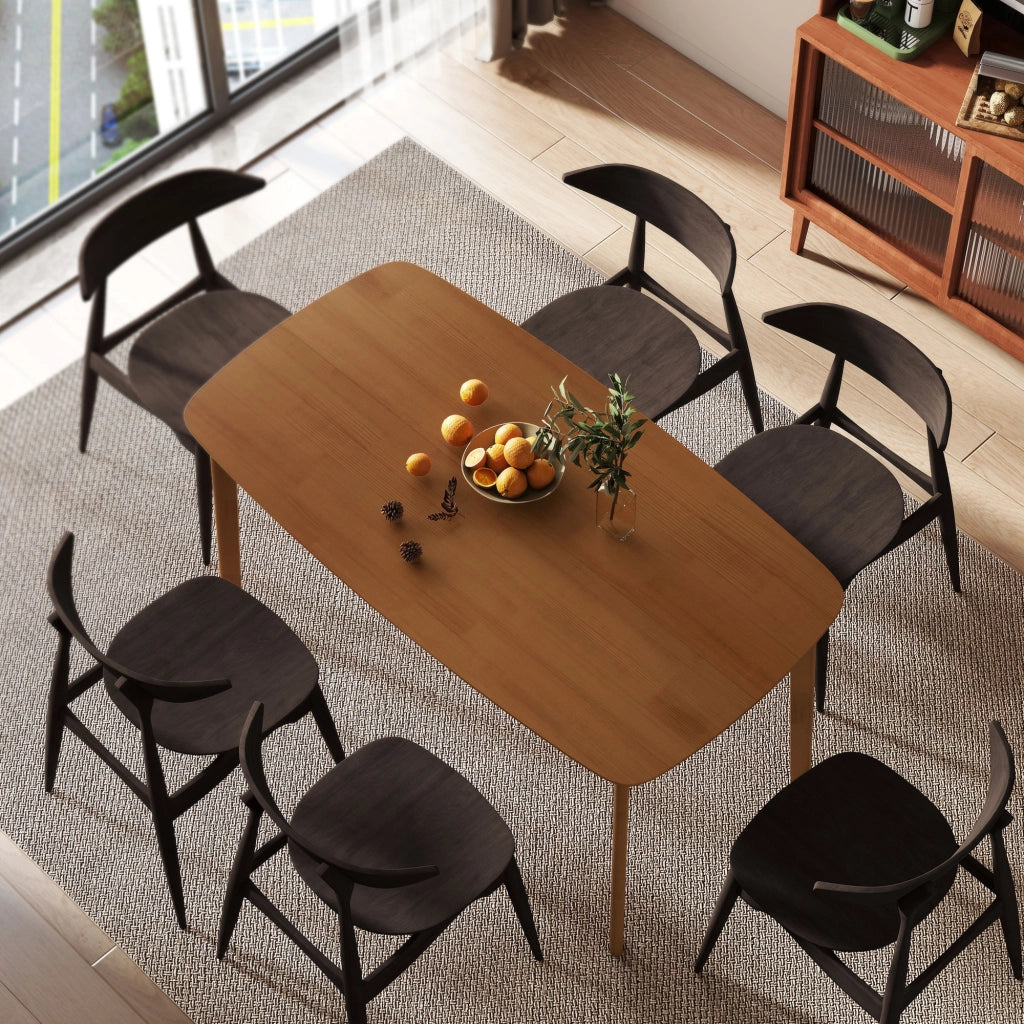 Tavolo da pranzo in legno allungabile ¨C zephmum ¨C marrone 150x80 cm