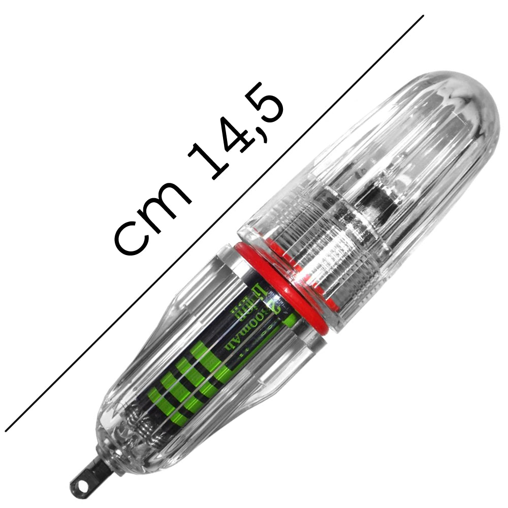Lampada di profondita' pesca a bolentino richiamo luce led cm 14,5