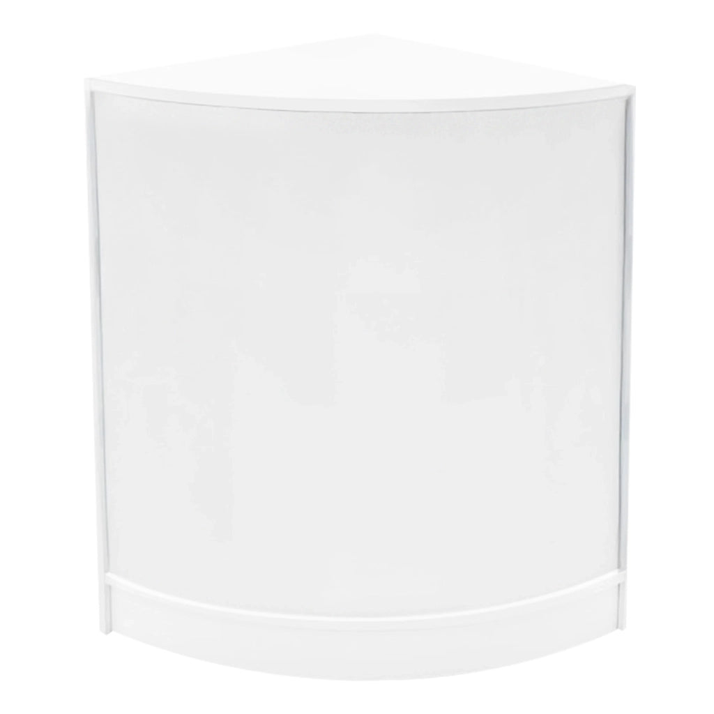 Set Bancone Bianco Hera LED K900 C900 CM60 con Serratura e Vetrina Espositiva