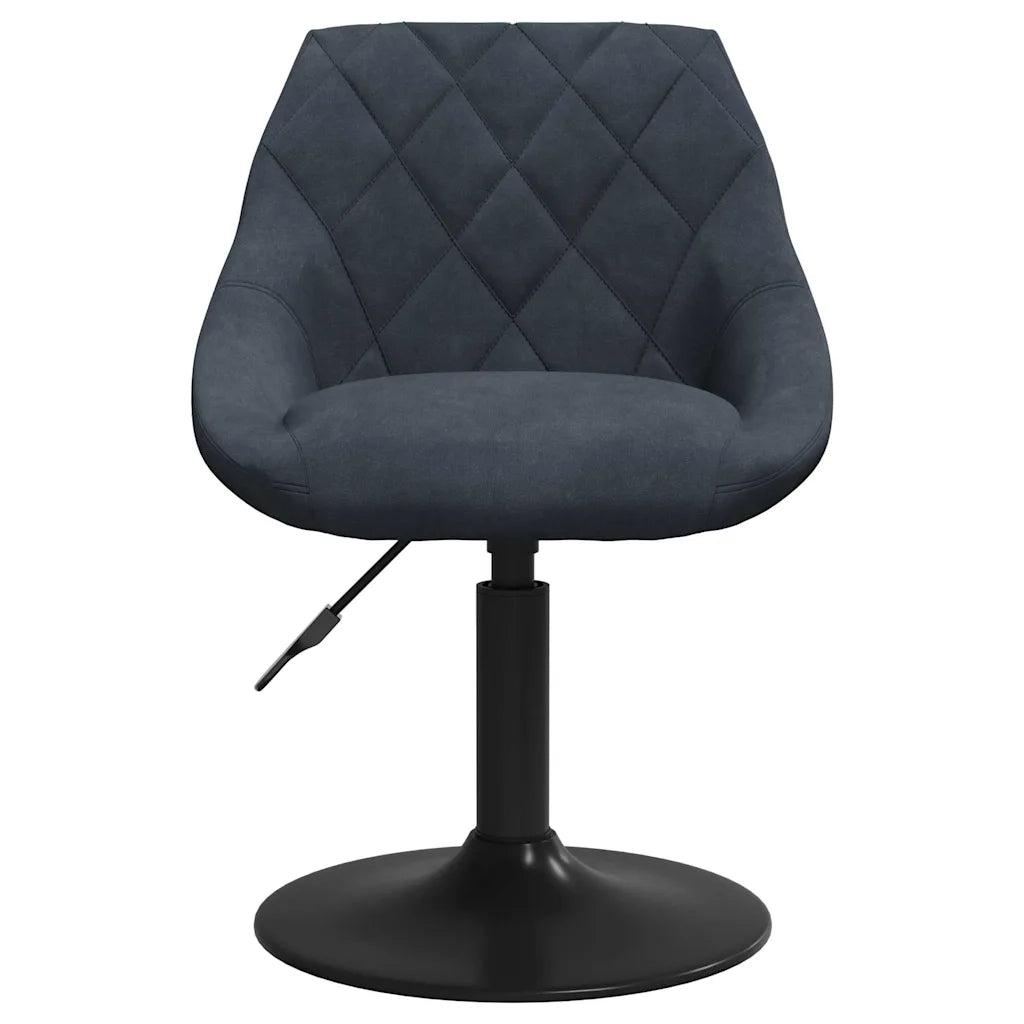 Sedie da Pranzo Girevoli 6 pz Grigio Scuro in Velluto 3088803