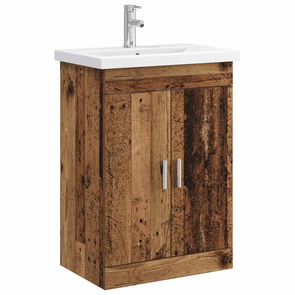 Set di mobili per il bagno Legno antico 61 x 40 x 84,5 cm 3404356