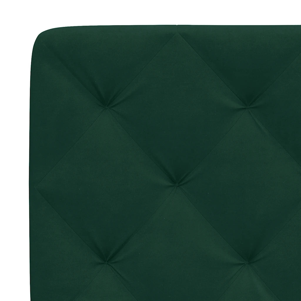Cuscino Testiera Verde Scuro 180 cm in Velluto CFW2957372