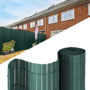 Paraschermo per Giardino e Terrazza in PVC, 0,8x5m, Forma V, Diversivo per Giardinaggio e Protezione da Ventosi, Resistente al Vento e alle Intemperie, UV-Resistente