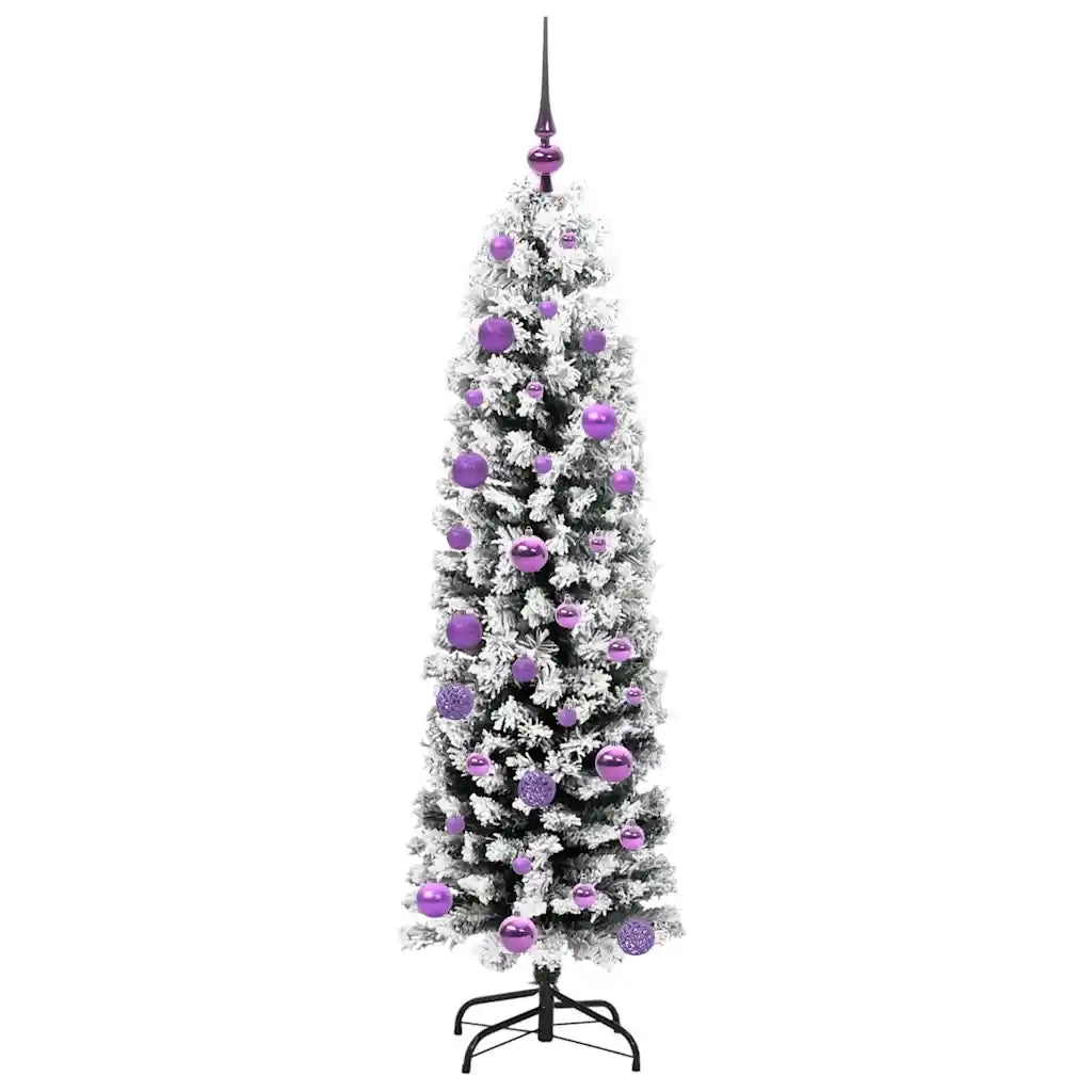 Albero di Natale | Decorazioni natalizie artificiale con 150 LED Verde 150 cm