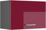 Pensile da cucina R-Line, Rosso lucido, 60 cm Piatto, per la libera combinazione all'interno di sistemi cucina modulari