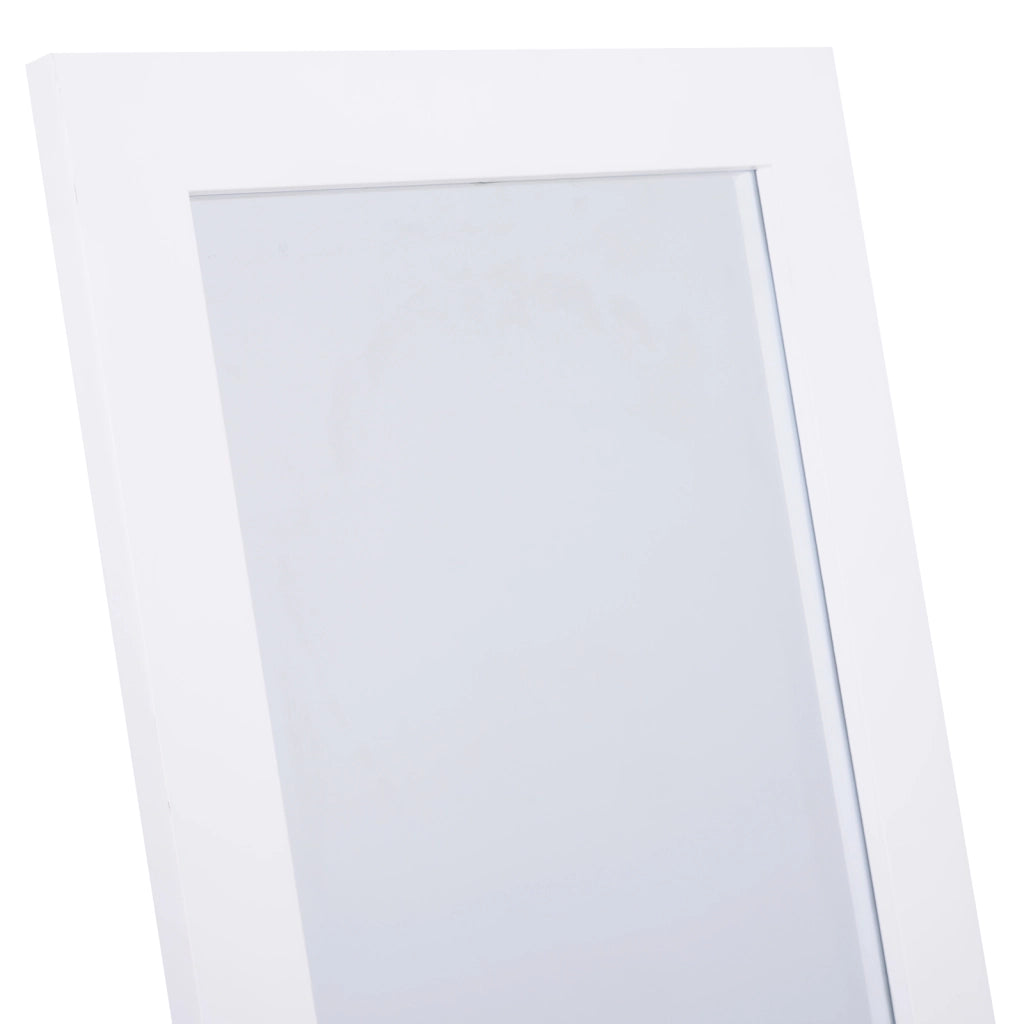 Specchio a Pieno Corpo con Supporto ¨C Minimal ¨C Bianco 47x46x148 cm