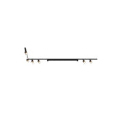 Kit Binario Moderno Mono Mix Metallo Nero 8 Luci Led-Gu10 68W Naturale
