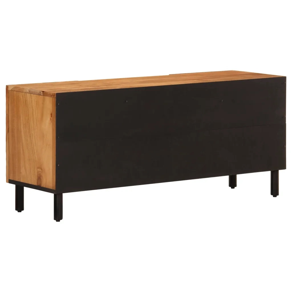 Mobile Porta TV 105x33x46 cm in Legno Massello di Acacia 356855