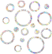 Decorazioni per Finestre - Sticker per Vetro - 32 Pezzi - PVC - Cattura di Luce - Decorazione per Finestre - Effetto Arcobaleno