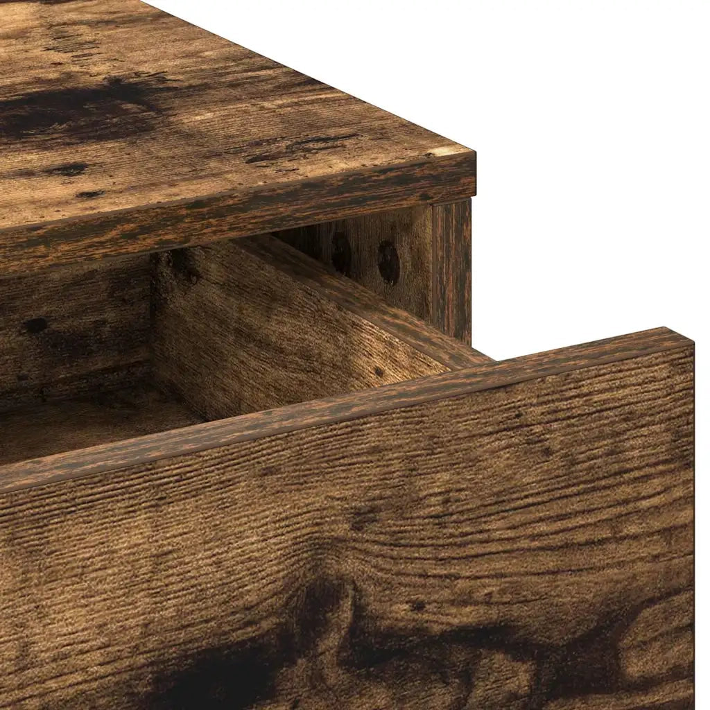 Tavolo da Trucco Rovere fumé 50 x 41 x 140 cm Legno multistrato 865131