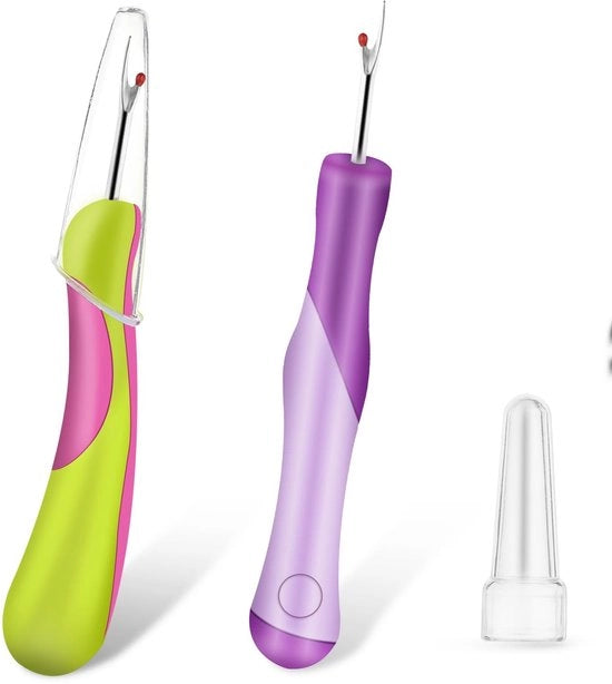 Rimuiderapido a due pezzi - Manubrio ergonomico - Rimuovitore di fili - Rimuovitore di aghi - Materiale plastico/acciaio - Strumento di sicurezza