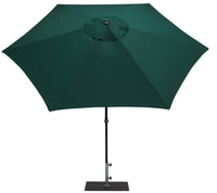 Ombrellone da Giardino Ø3 m Palo Ø38 mm in Alluminio Tessuto Poliestere Trend Verde