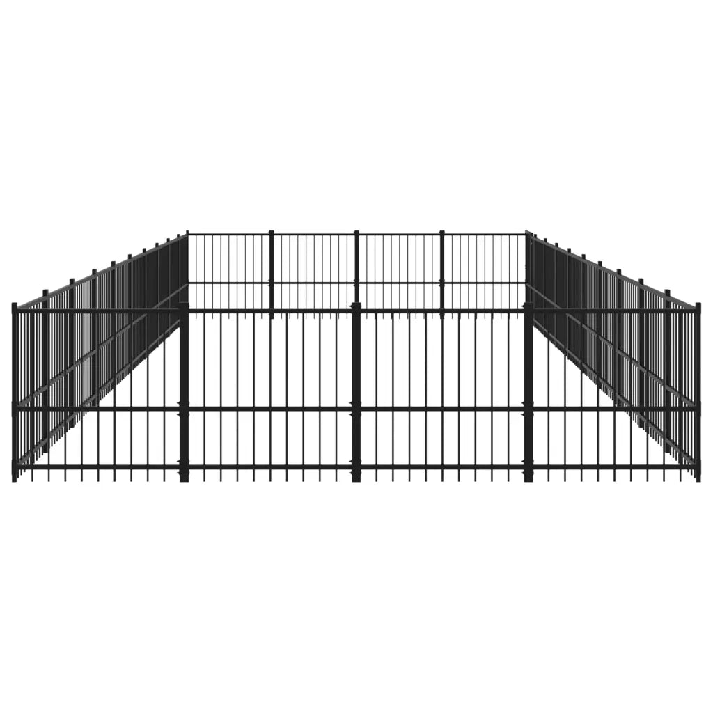 Gabbia per Cani da Esterno in Acciaio 37,64 mÂ² cod mxl 35143