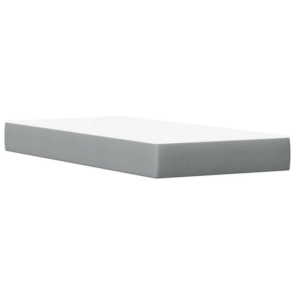 Letto Cassetti e Materasso Bianco 90x200 cm Legno Massello Pino