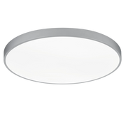 Plafoniera LED 2 luci, metallo, titano, 75x6x75 cm, Waco