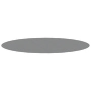 Telo Sotto Piscina Grigio Chiaro ?550 cm Geotessile Poliestere