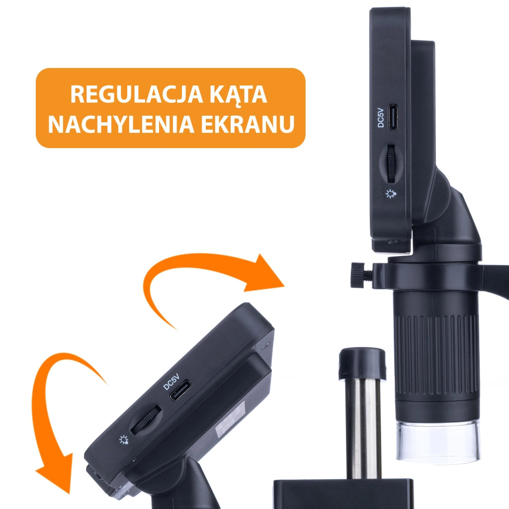 Mikroscopio Digitale LP043-Z01C – Display LCD 4,3" | Risoluzione 720P, Zoom Digitale, LED Regolabile