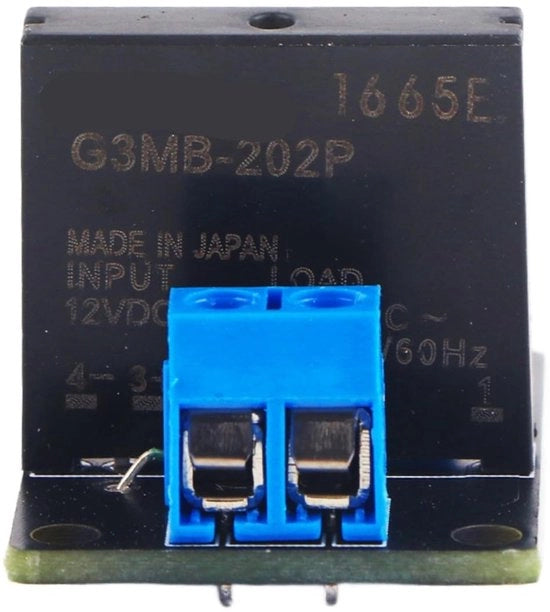 Modulo relais statico 1 canale - 250V AC - 2A con fusibile - 5V/12V - affidabile - elettrico - componenti - adatto per elettronica