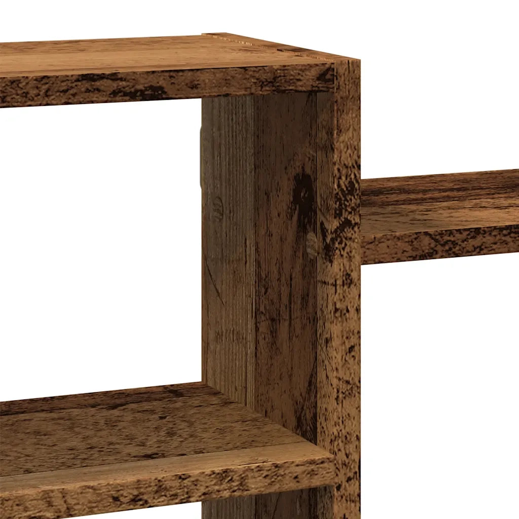 Scaffale a Parete Legno Vecchio 129x18x42 cm in Truciolato 853225