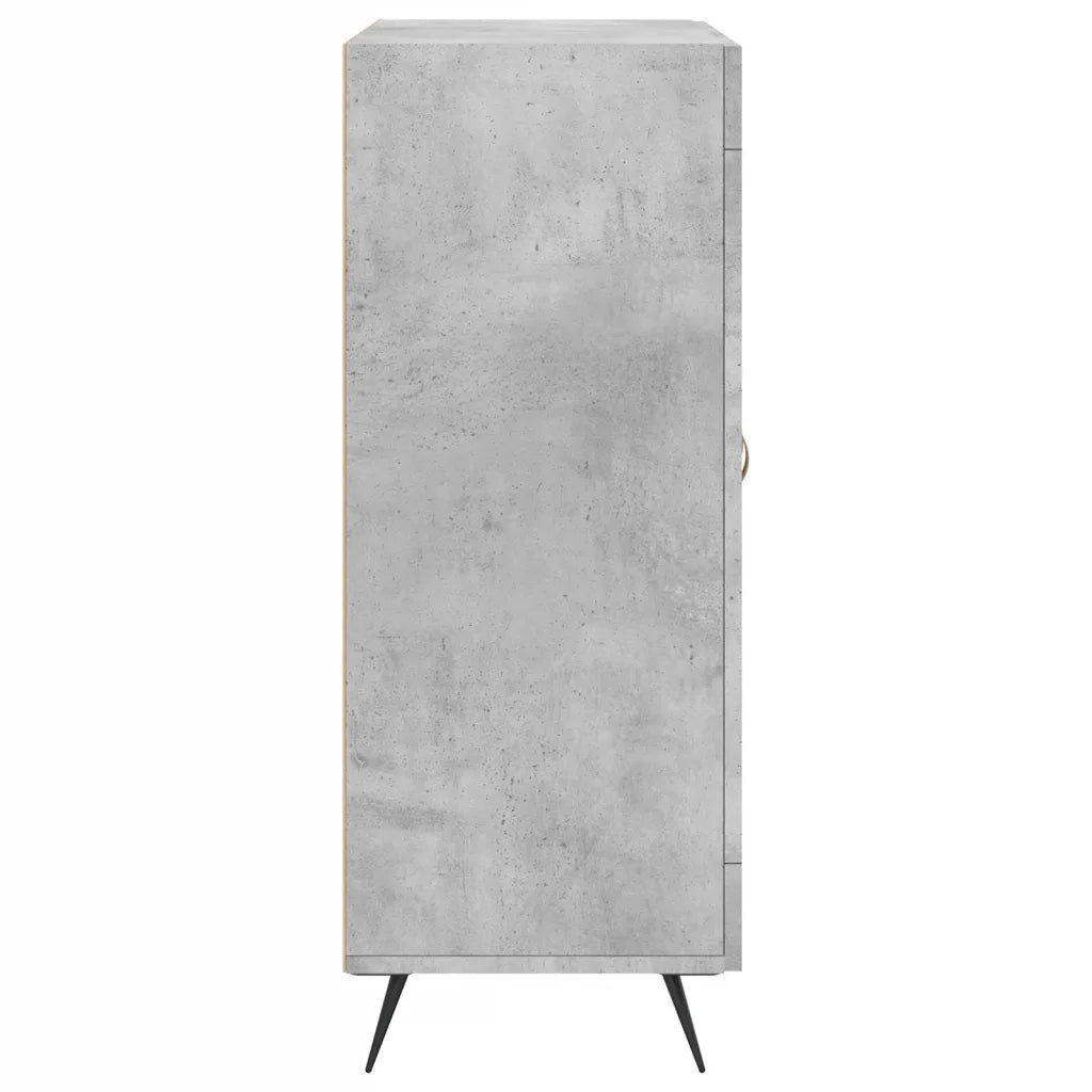 Credenza-Buffet-Armadio da cucina Grigio Cemento 69,5x34x90 cm in Legno Multistrato 620771
