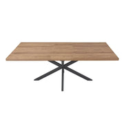 Tavolo estensibile KALVANO – 160 a 200 cm – Rovere scuro – Piano 40 mm – Design contemporaneo