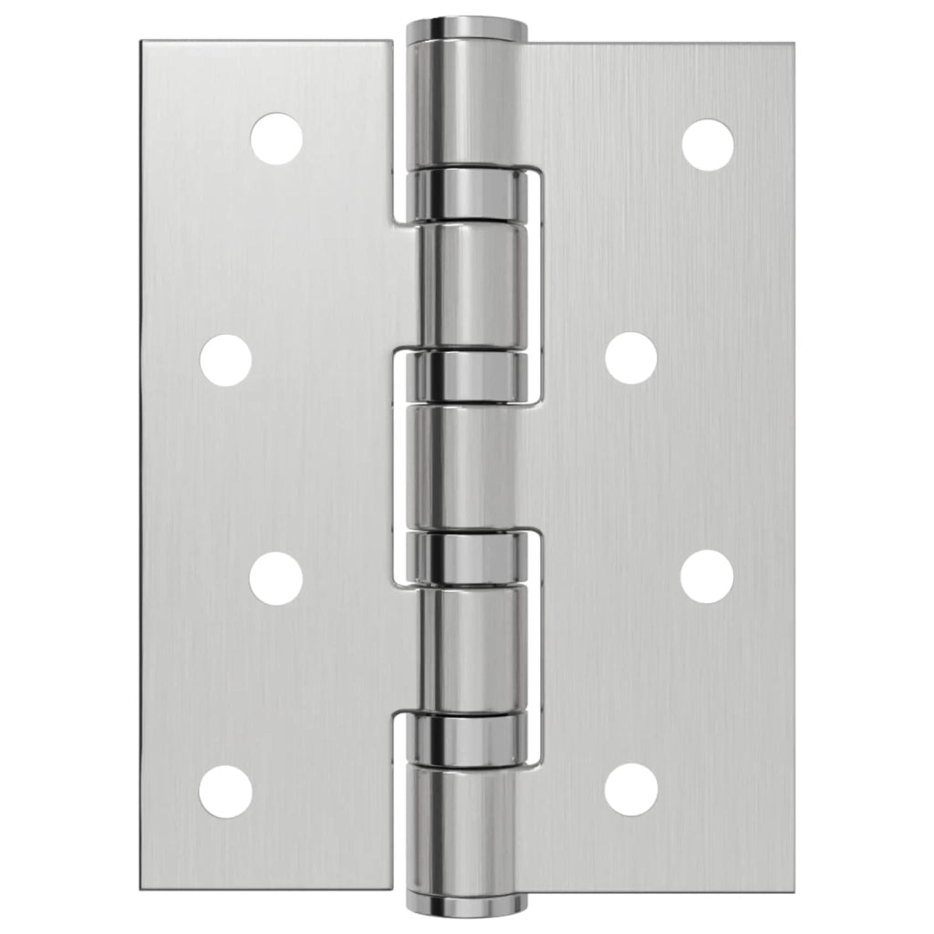 Cerniera 16 pz 100 x 78 x 13 mm Argento Acciaio 42041380