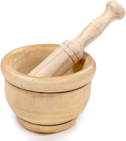 Vijzella con martelletto - vijzella e mazzetta in legno - Ø 14 cm