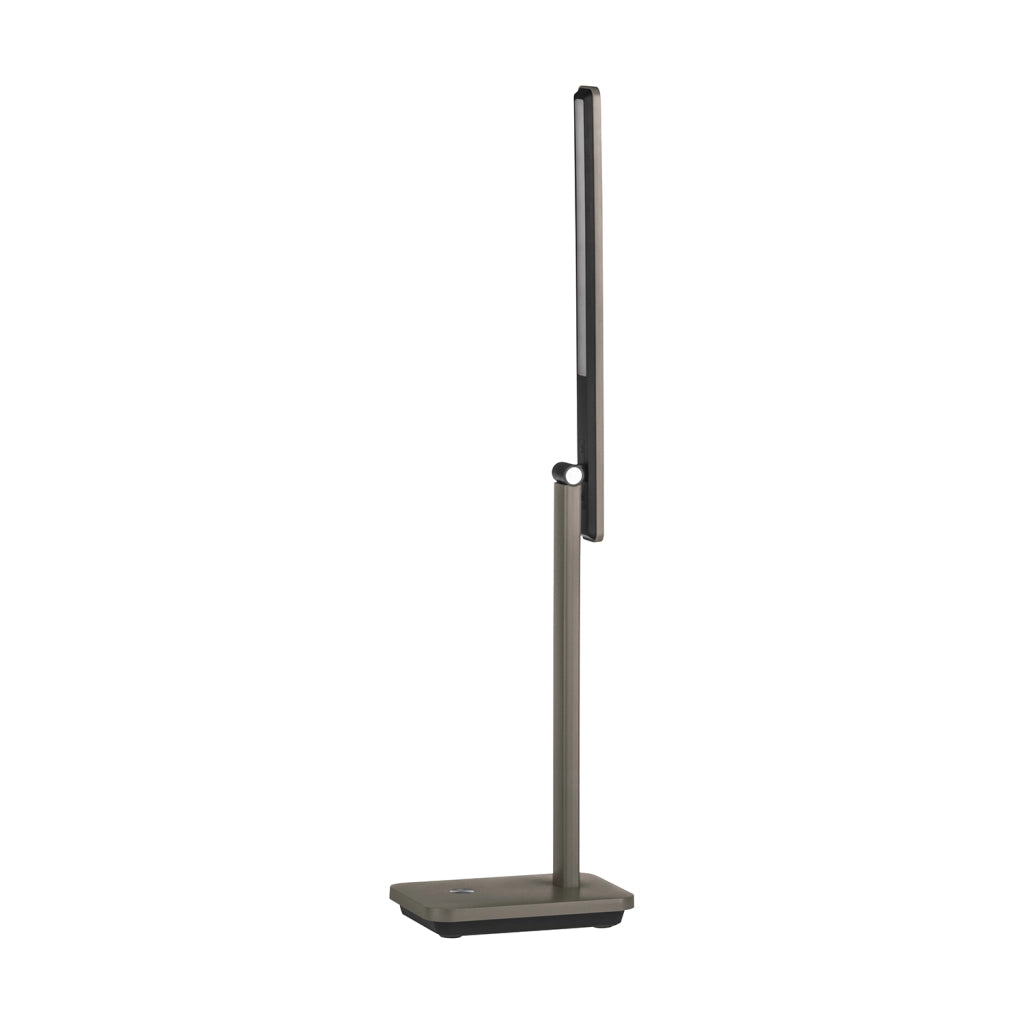 Lampada Da Tavolo Minimal Iniesta Policarbonato Nero Luce Led Integrato 3,6W