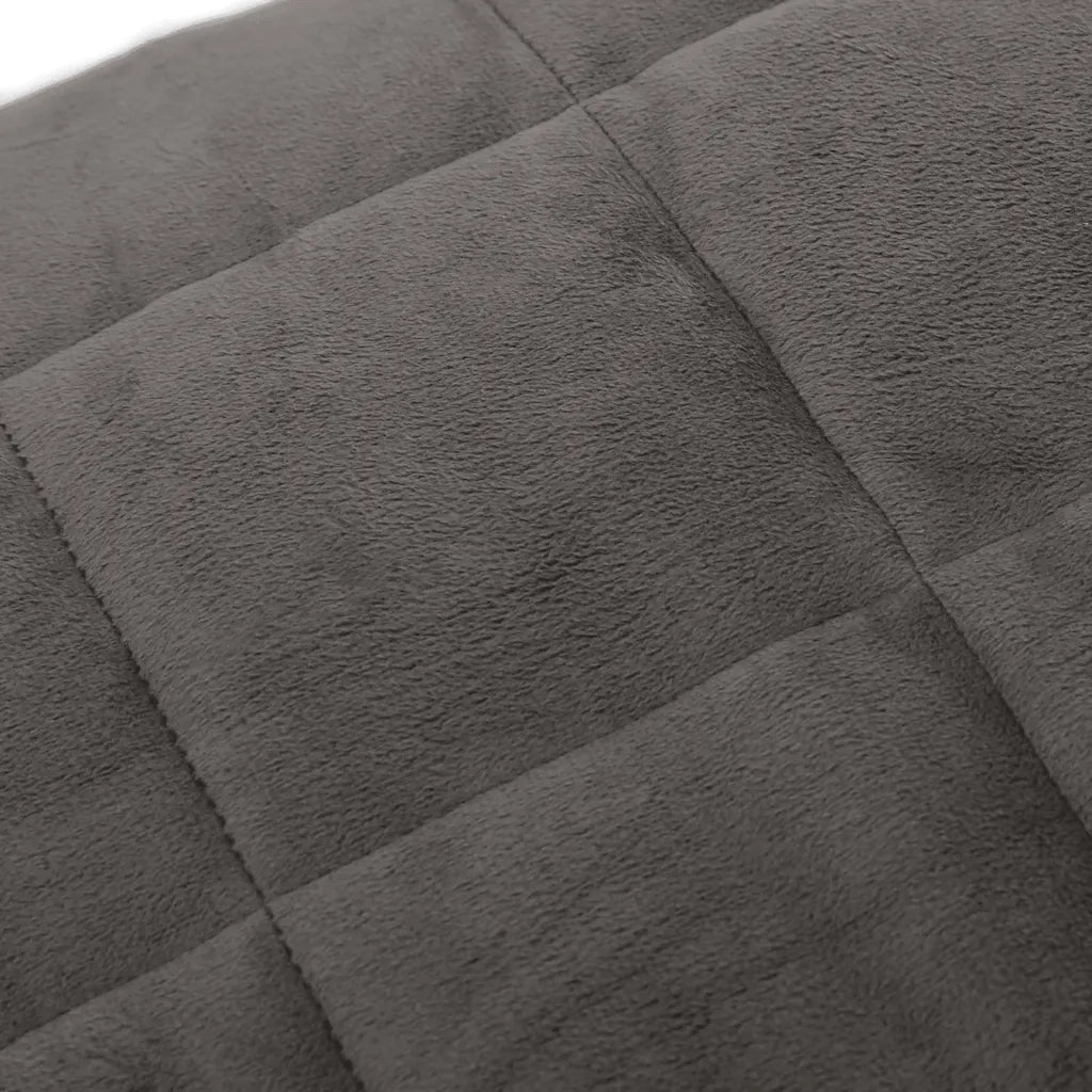 Coperta Ponderata Grigia 155x220 cm 11 kg Tessuto 350777
