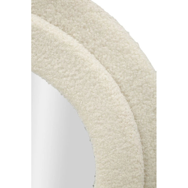Specchio Da Muro Teddy Crema cm 60x4x160