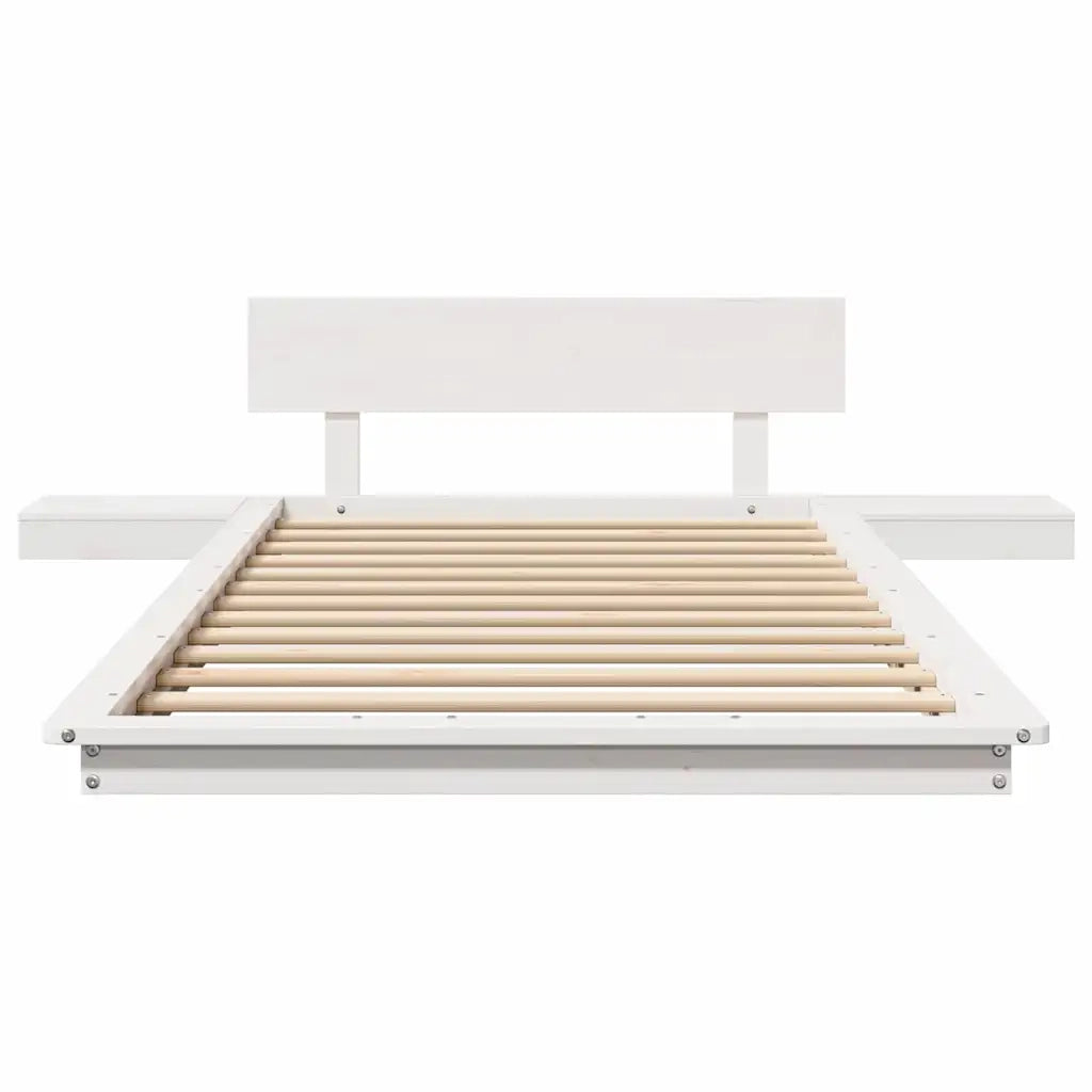 Struttura del letto Bianco 90 x 200 cm legno