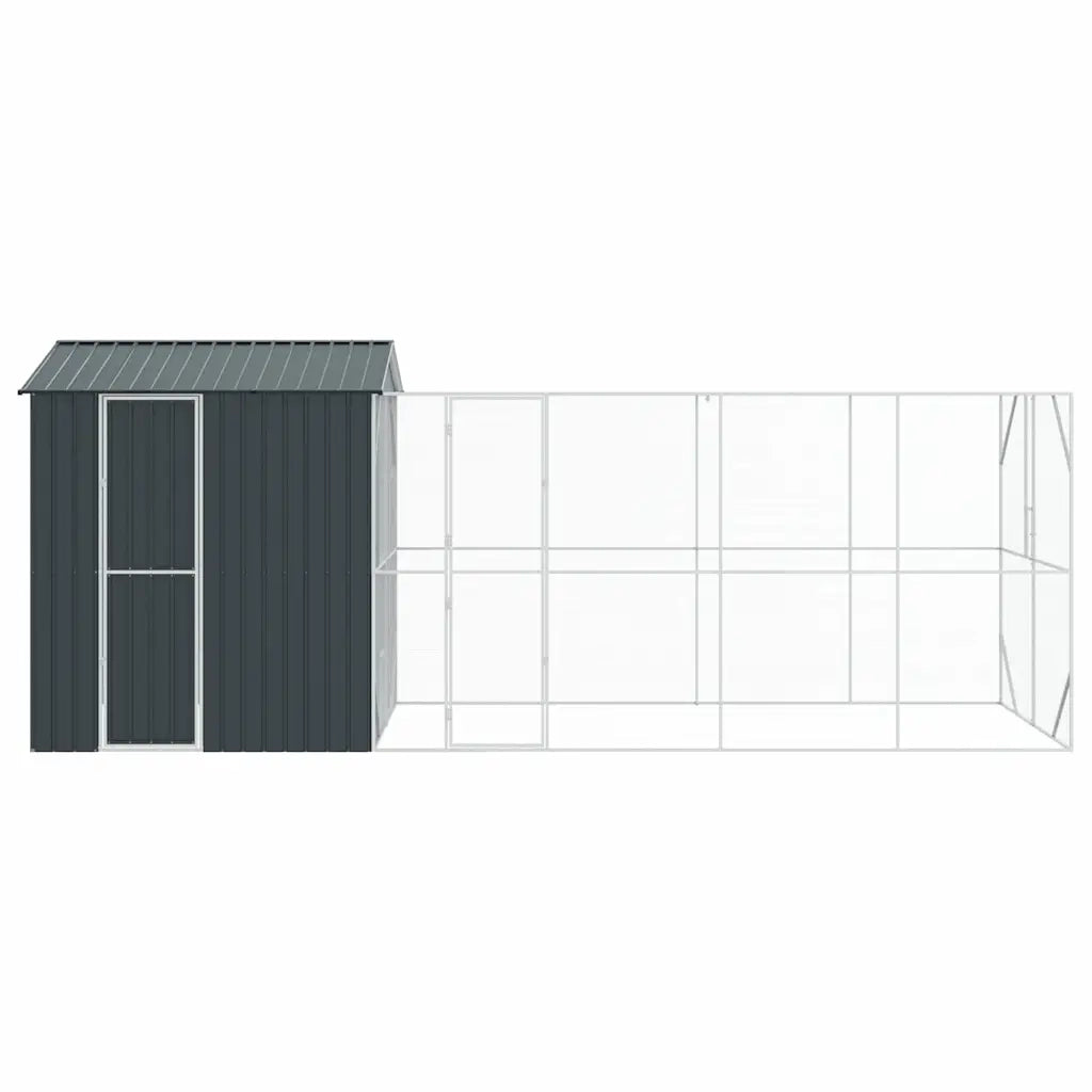 Gabbia per uccelli Antracite 621 x 208 x 247 cm Acciaio zincato 3325157