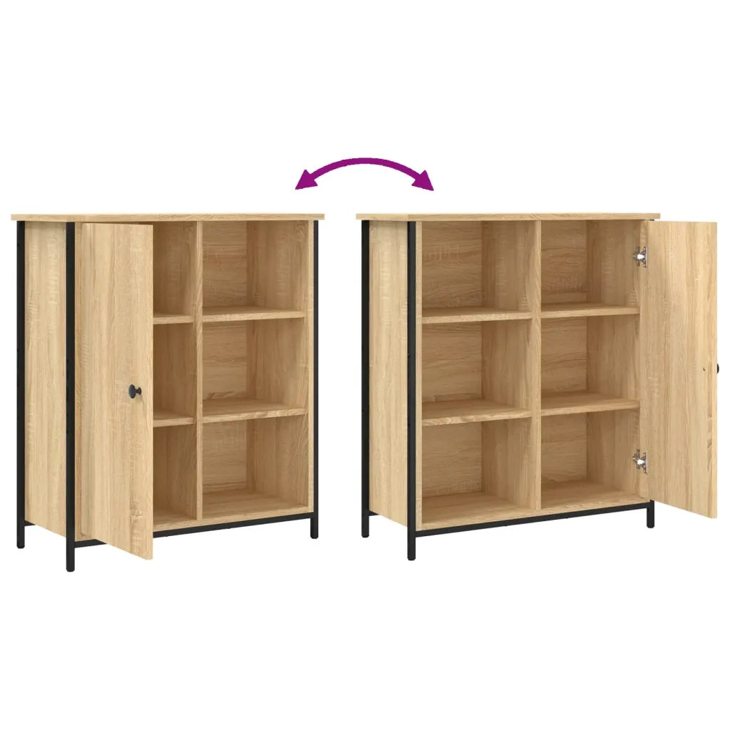 Credenza Rovere Sonoma 70x30x80 cm in Legno Multistrato 835495